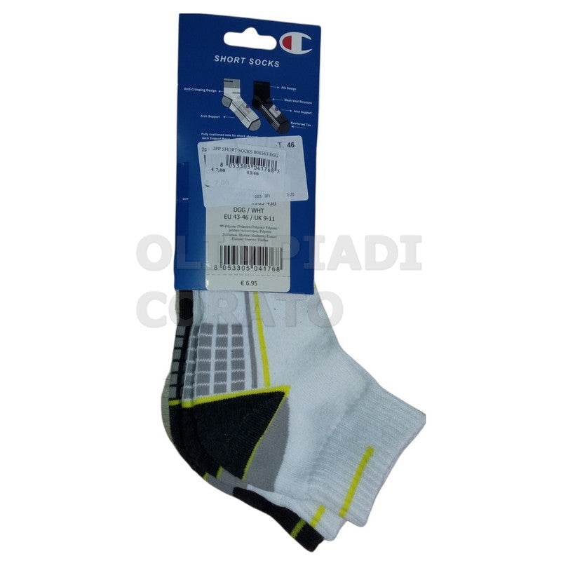 2 PAIA CALZINI TECNICI CHAMPION