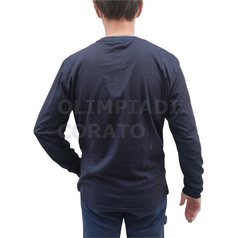 T SHIRT MANICA LUNGA CHAMPION NERO