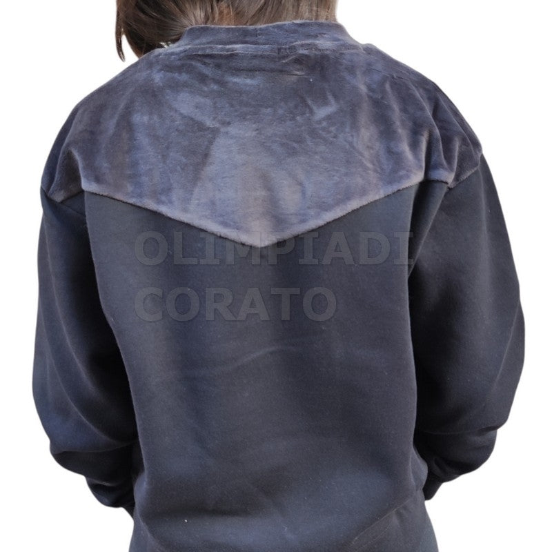 FELPA GIRO DONNA CHAMPION NERO