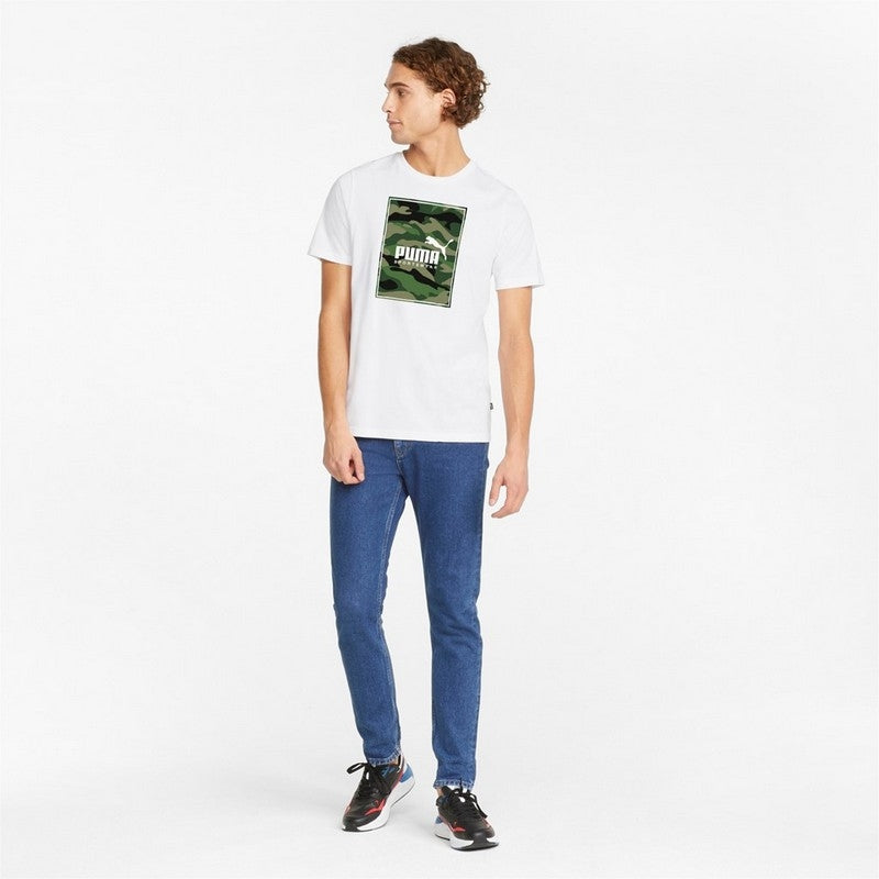 T SHIRT BOX LOGO CAMO PUMA