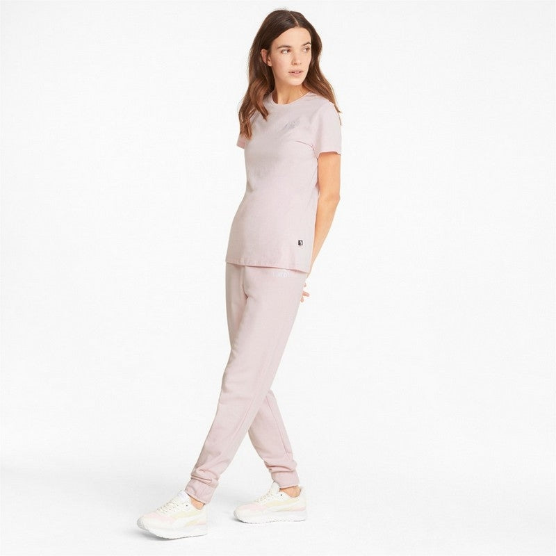 T SHIRT ESS+ EMBROIDERY PUMA W