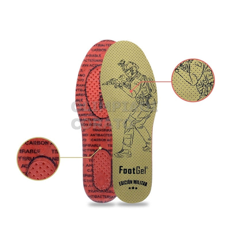 SOLETTA GEL PROF MILITARE EUCALIPTO