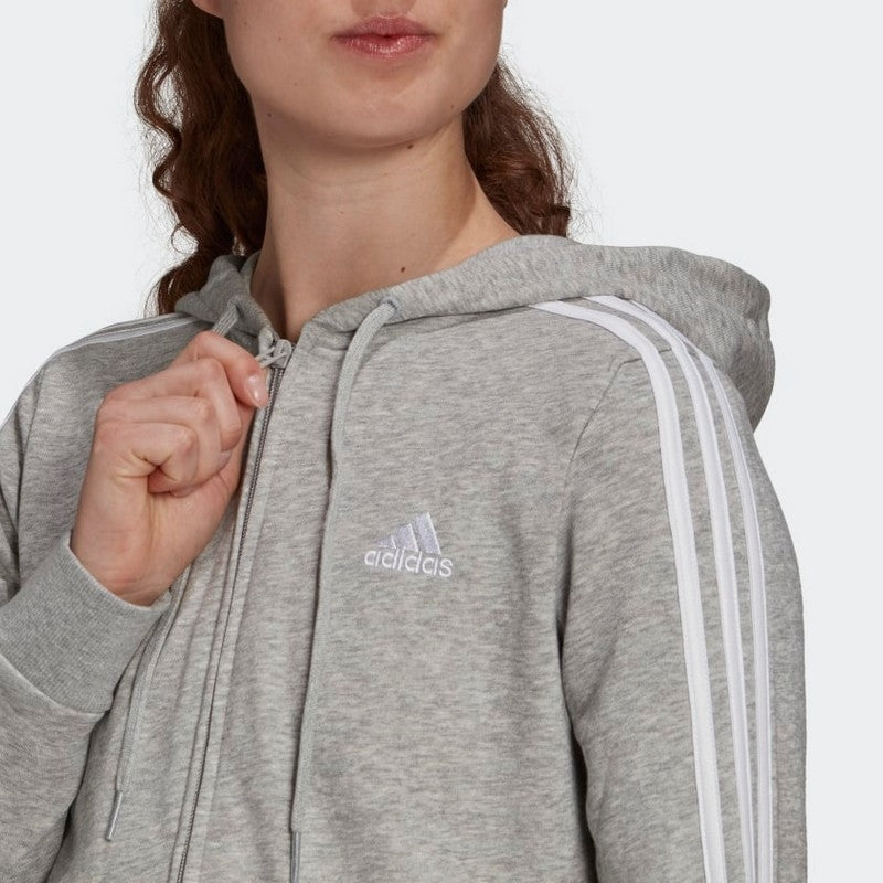 FELPA ZIP C/C 3-STRIPES ADIDAS W