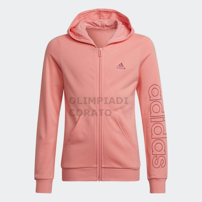 FELPA ZIP C/C LIN HD ADIDAS JR