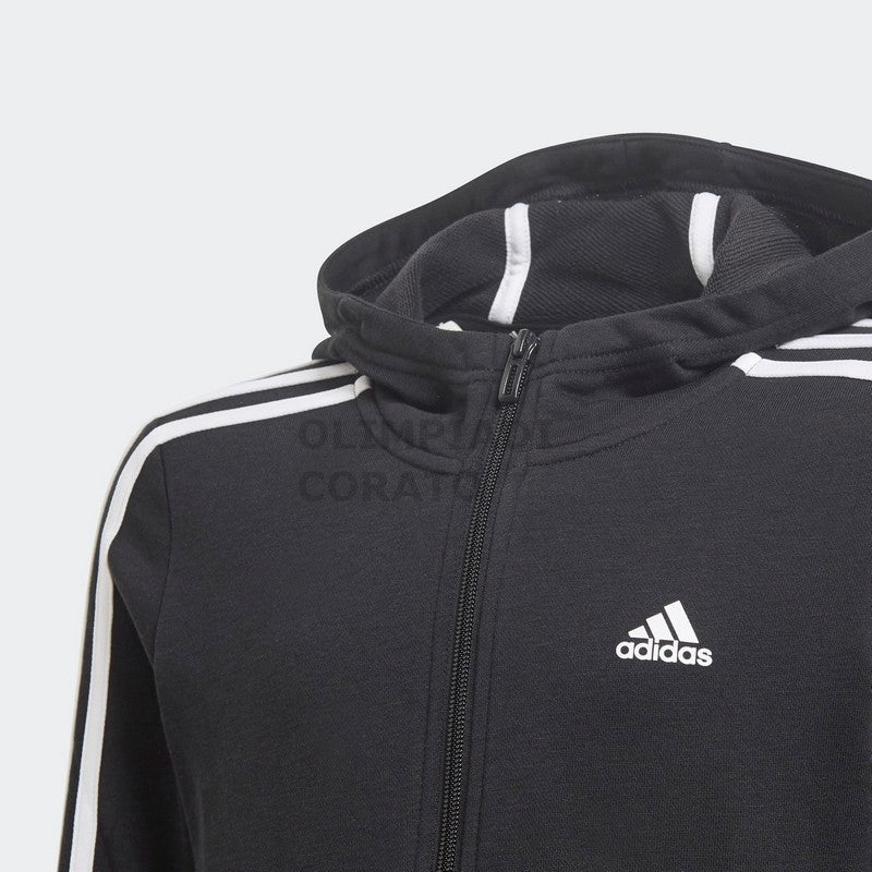 FELPA ZIP C/C 3-S HD ADIDAS JR
