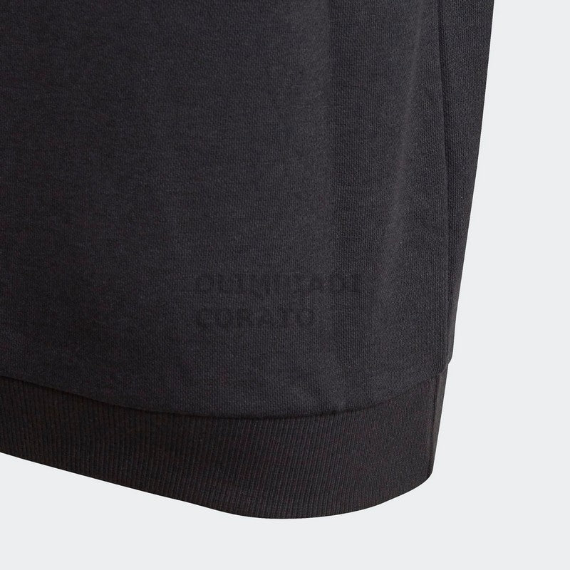 FELPA CREW FRENCH TERRY ADIDAS JR NERO
