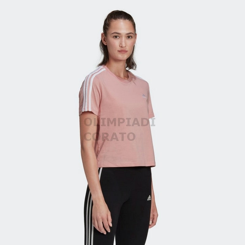 T-SHIRT ESSENTIALS 3-S CROPPED ADIDAS W