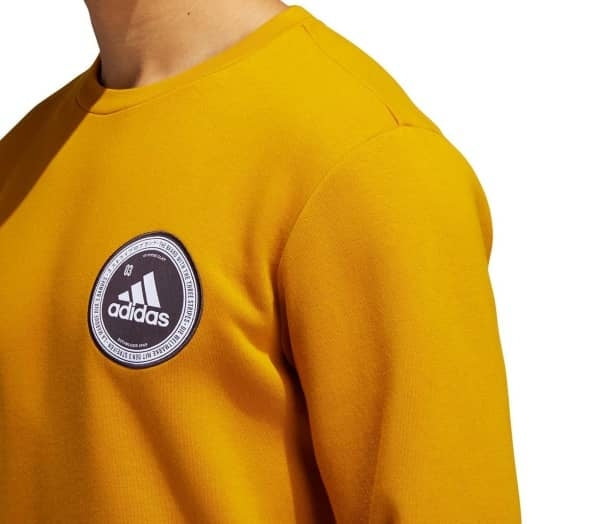 CREW MAN ADIDAS COL GE5524-GIALLO OCRA