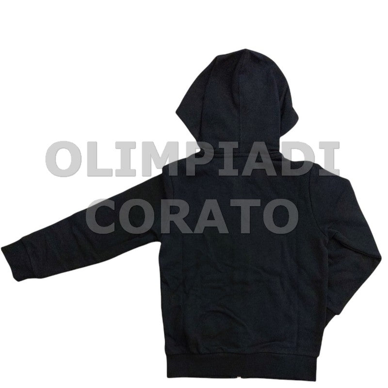 FELPA ZIP CAPPUCCIO FT JR B