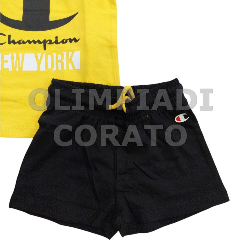 SET INFANT CHAMPION GIALLO