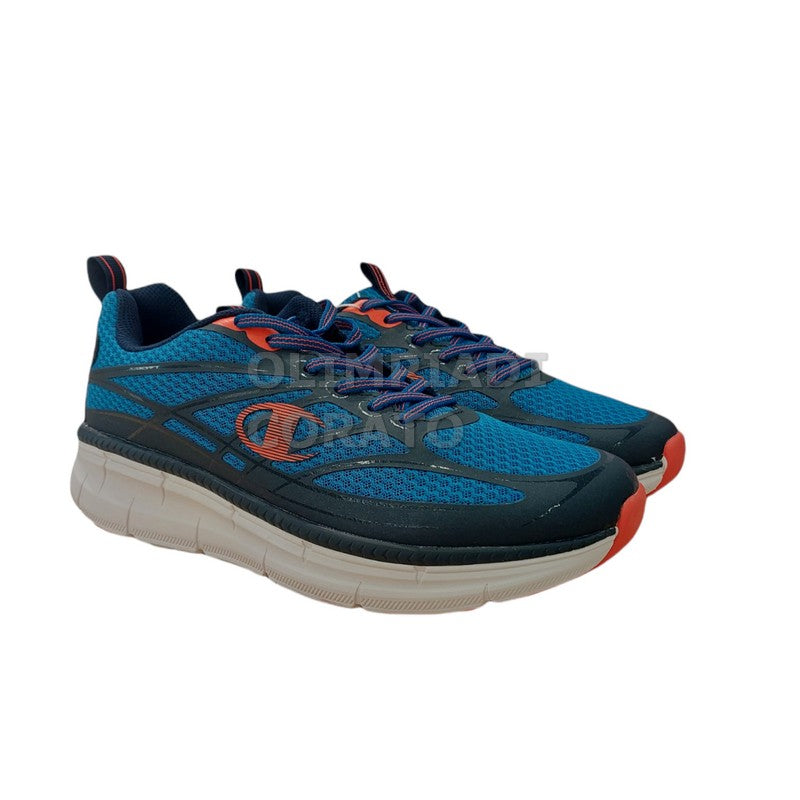SCARPA RUNNING CHAMPION BLU ARANCIO