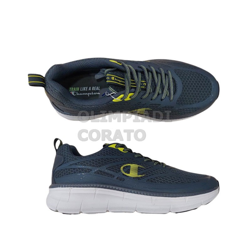 SCARPE CHAMPION RUN GRIGIO GIALLO