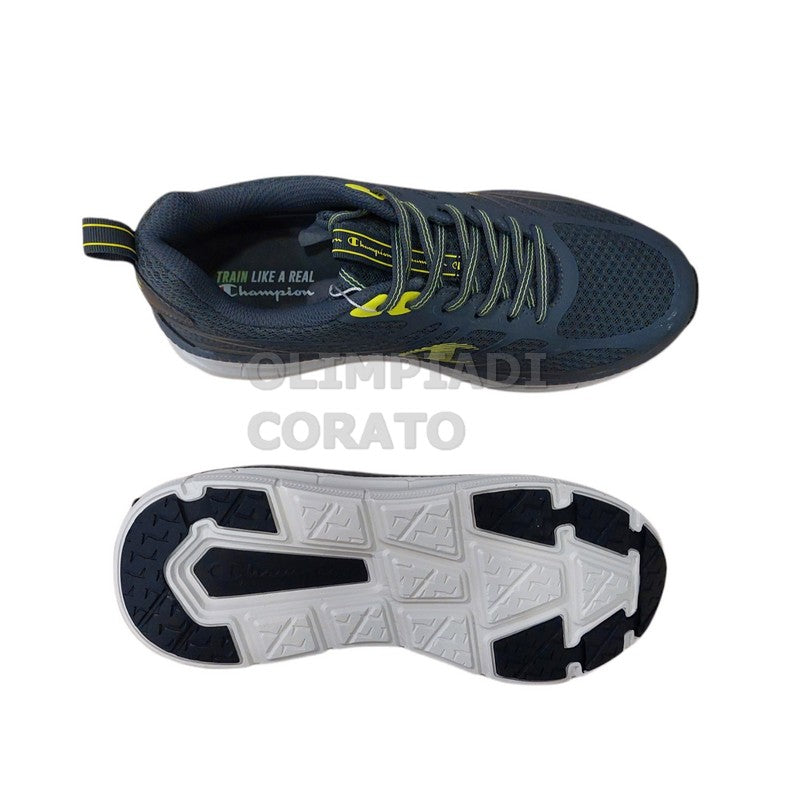 SCARPE CHAMPION RUN GRIGIO GIALLO