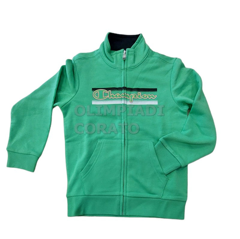 TUTA ZIP CHAMPION VERDE JR VERDE
