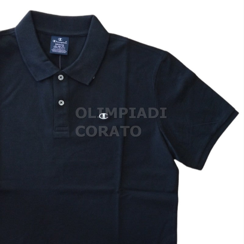 2 PACK POLO CREW CHAMPION NERO/BCO