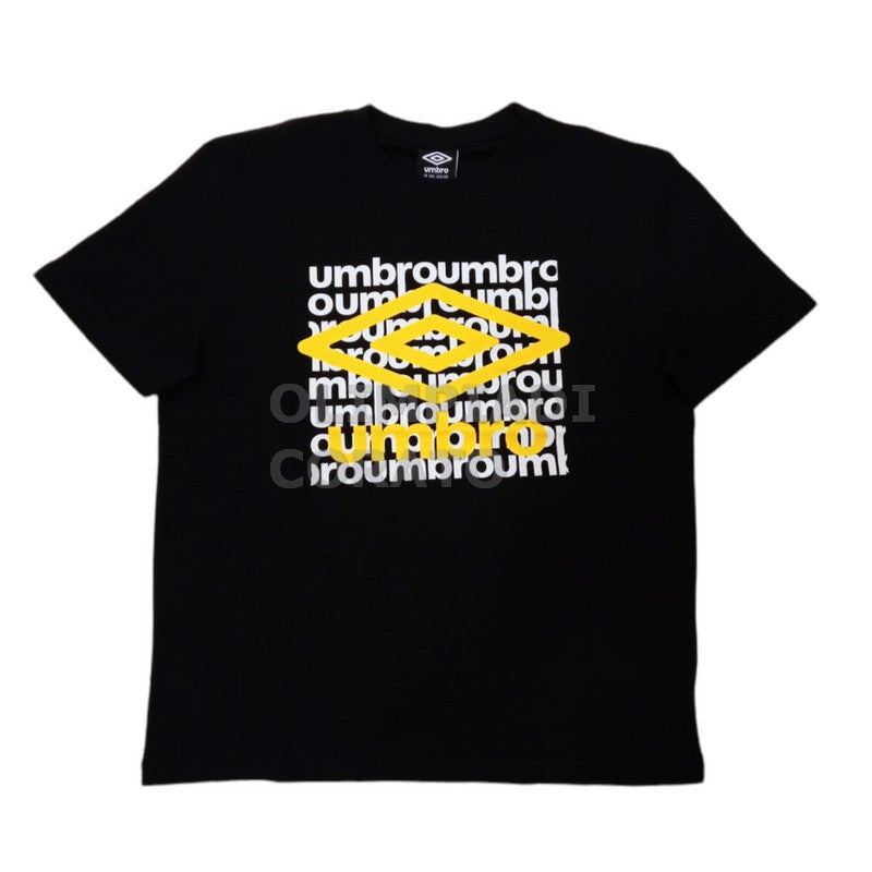 T SHIRT BLACK ASS UMBRO