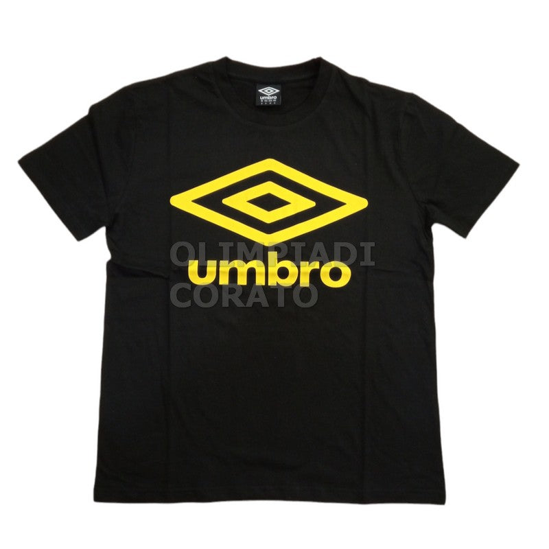 T SHIRT SS BLACK UMBRO