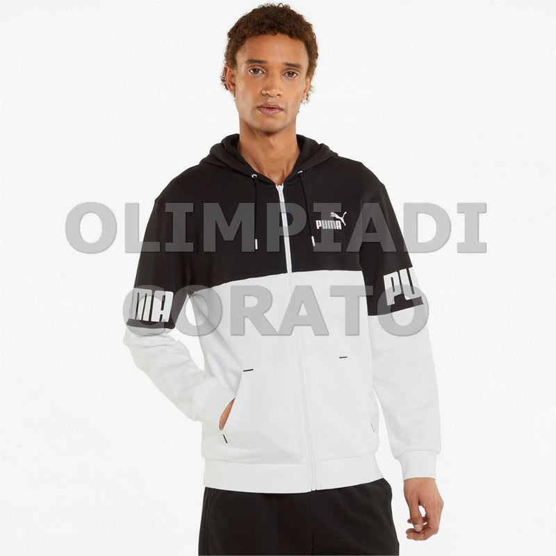 FELPA ZIP CAPPUCCIO PUMA