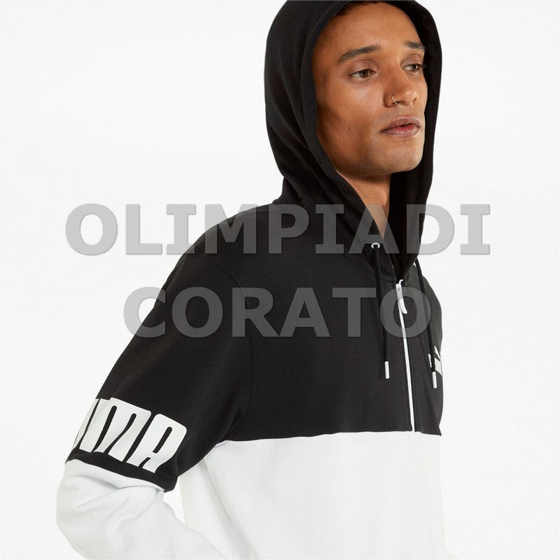FELPA ZIP CAPPUCCIO PUMA