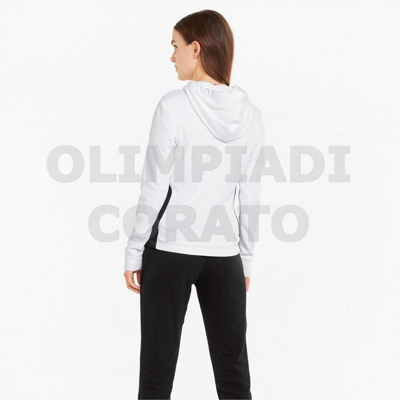 TUTA DONNA PUMA BIANCO NERO W