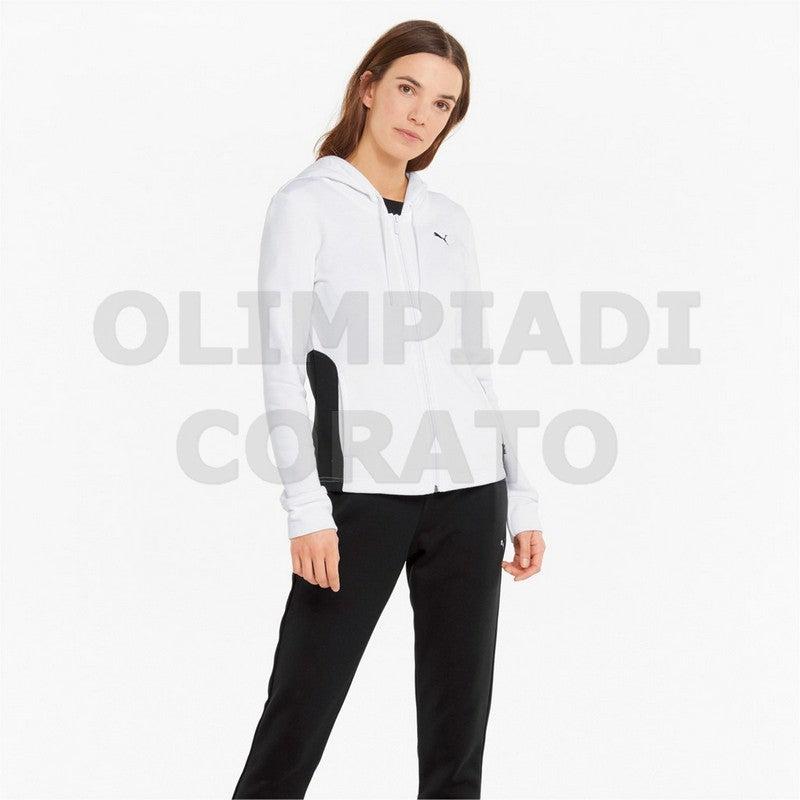TUTA DONNA PUMA BIANCO NERO W