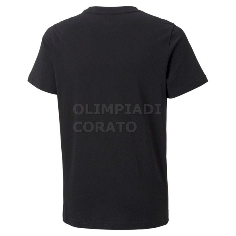 T SHIRT JR PUMA NERO