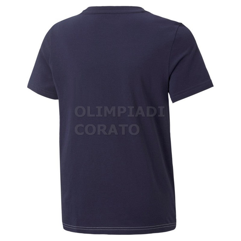 T SHIRT JR PUMA BLU