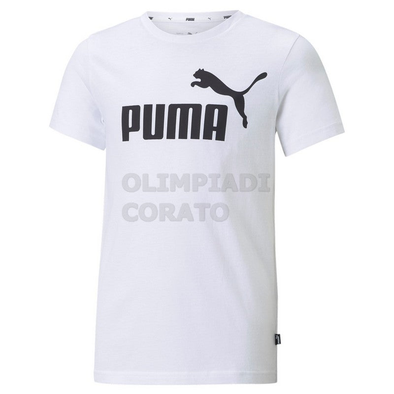 T SHIRT JR PUMA BIANCO