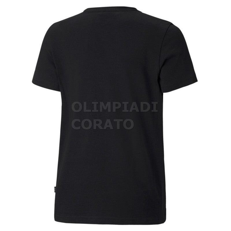 T SHIRT JR PUMA NERO