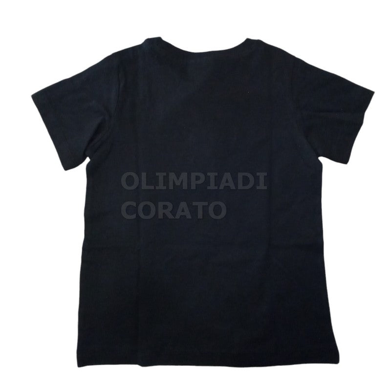 T-SHIRT CHAMPION GIRL NERO