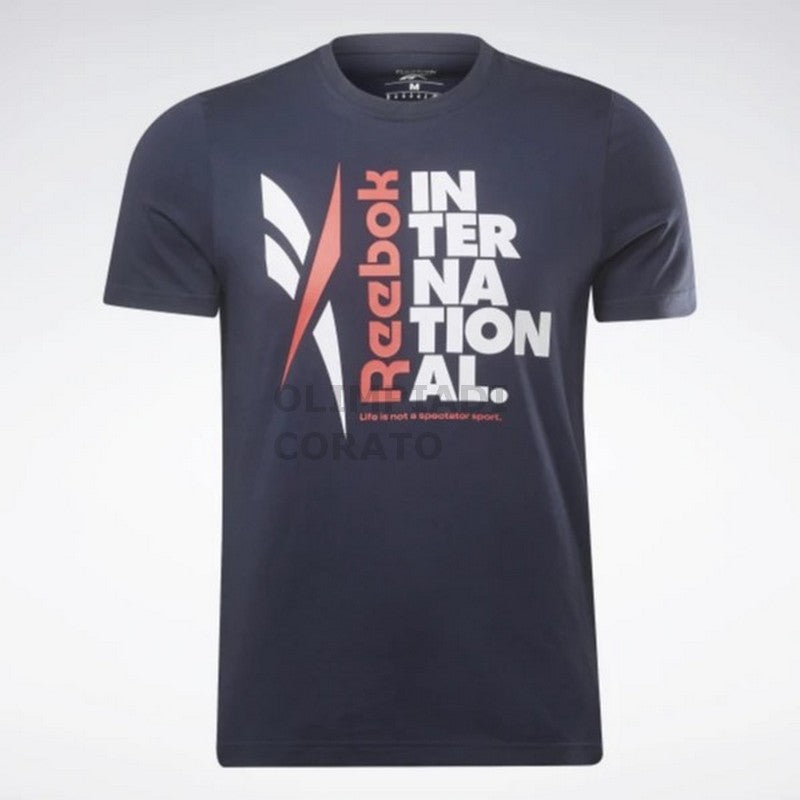 T SHIRT VERBIAGE GRAPHIC REEBOK