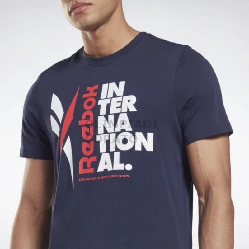 T SHIRT VERBIAGE GRAPHIC REEBOK