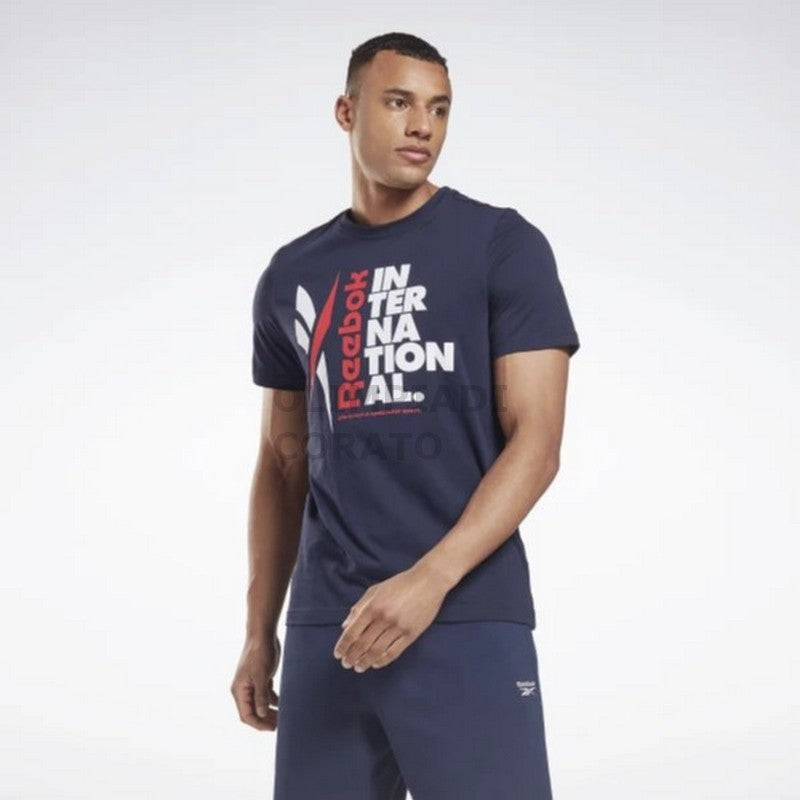 T SHIRT VERBIAGE GRAPHIC REEBOK