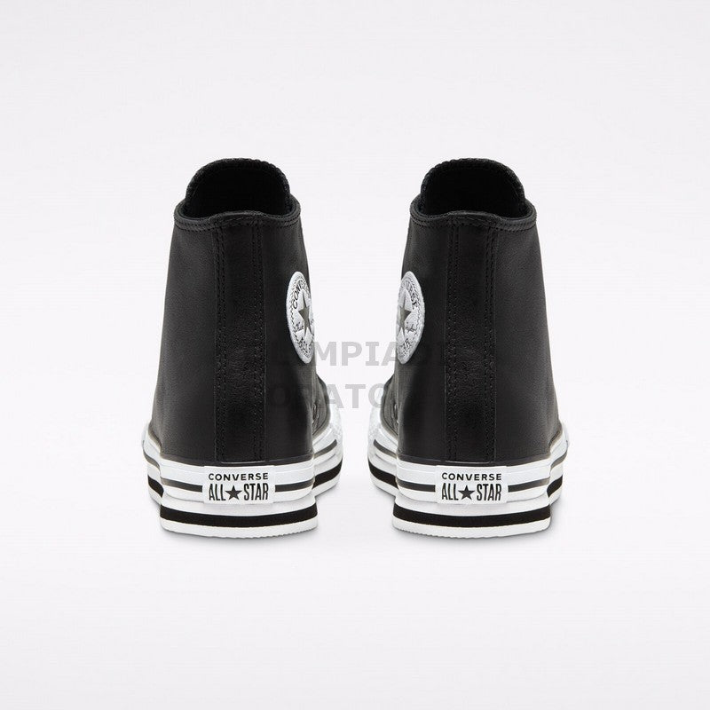 CONVERSE LEATHER CHUCK TAYLOR ALL STAR PLATFORM JR