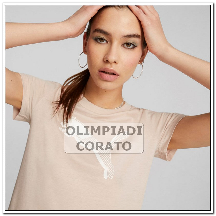 T SHIRT DONNA ROSA PUMA