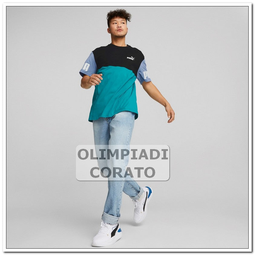 T SHIRTCOLORBLOCK UOMO PUMA