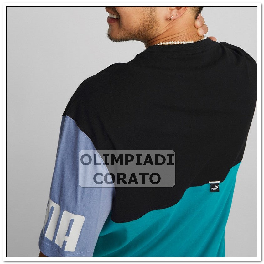 T SHIRTCOLORBLOCK UOMO PUMA