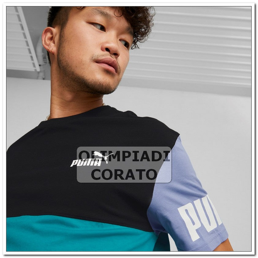 T SHIRTCOLORBLOCK UOMO PUMA