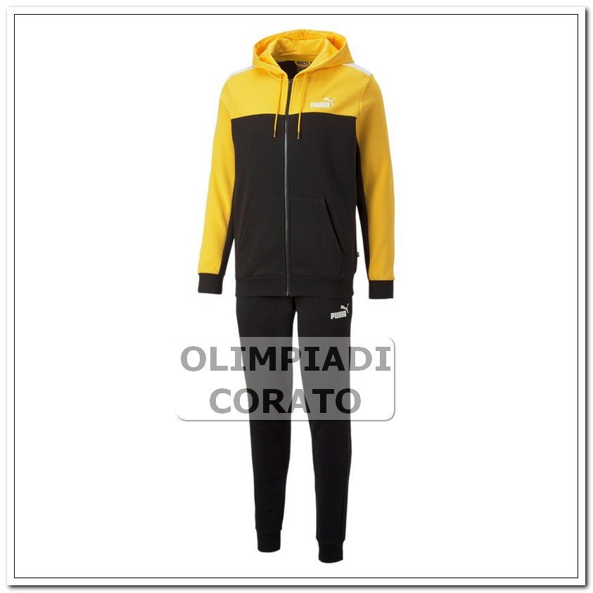 TUTA IN FELPA CAPPUCCIO COLOR BLOCK PUMA