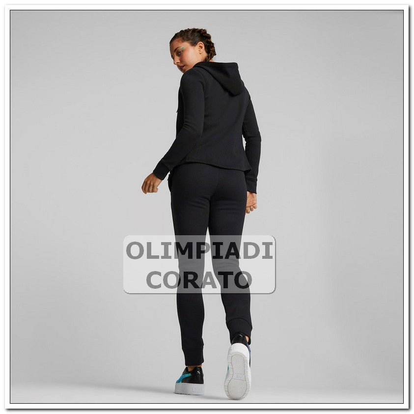 TUTA DA DONNA CAPPUCCIO NERO PUMA