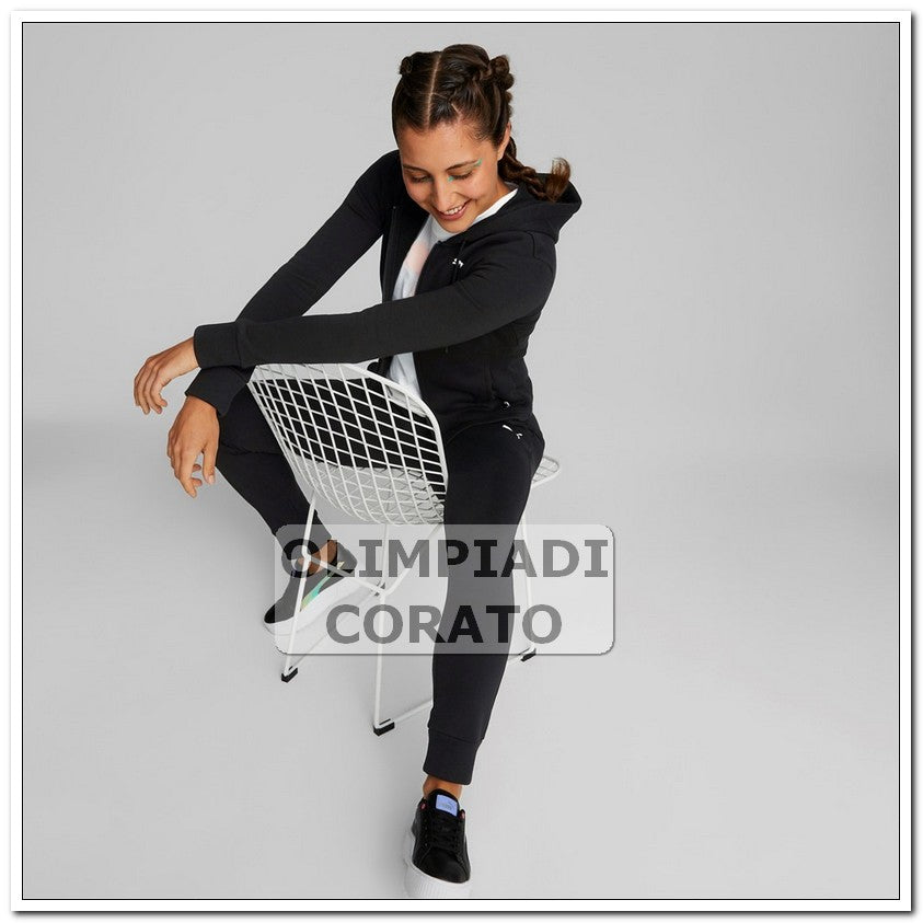 TUTA DA DONNA CAPPUCCIO NERO PUMA