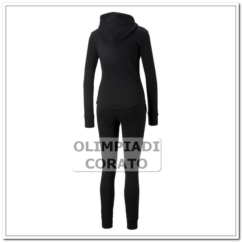 TUTA DA DONNA CAPPUCCIO NERO PUMA