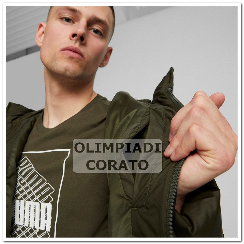 GIACCONE UOMO PUMA NERO VERDONE