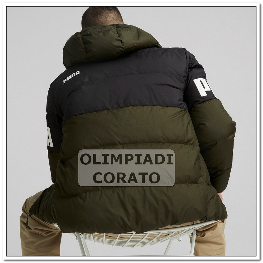 GIACCONE UOMO PUMA NERO VERDONE