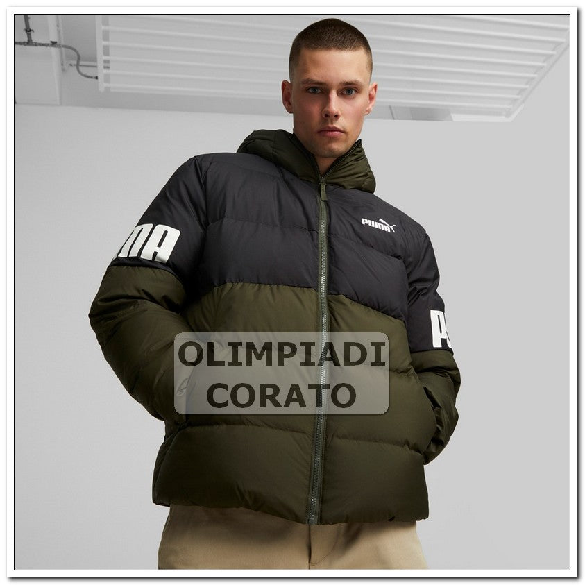GIACCONE UOMO PUMA NERO VERDONE