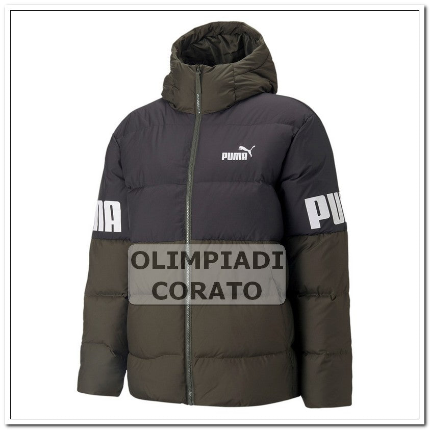 GIACCONE UOMO PUMA NERO VERDONE