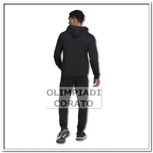 TUTA ADIDAS CAPPUCCIO NERO