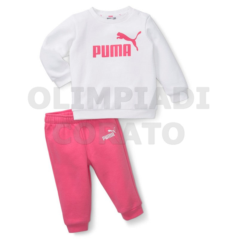 SET INFANT TUTA GIRO BIANCO FUXIA