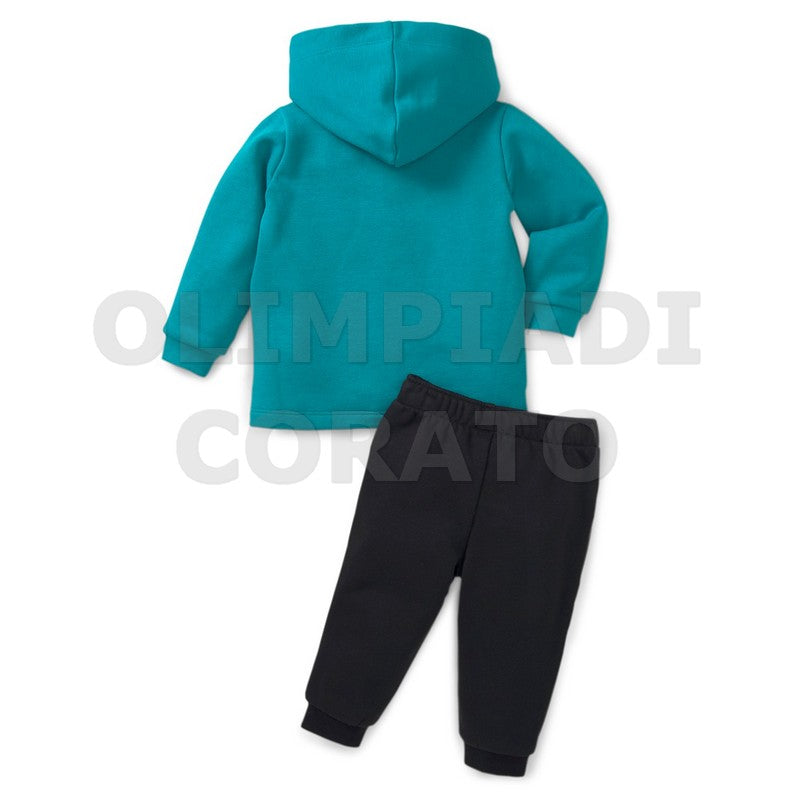 SET TUTINA FELPA INFANT PUMA ZIP CAPPUCCIO