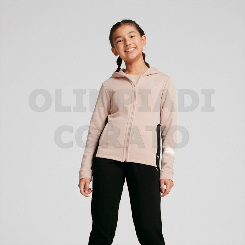 TUTA PUMA JUNIOR GIRL ROSA